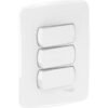 INTERRUPTOR TRIPLE 10A 125/250V BLANCO EL100017