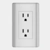 TOMACO DOBLE POLARIZADO 15A 125/250V BLANCO - EL080052