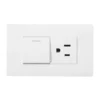 TOMACO POLAR 15A + INTERRUPTOR 10A 125/250V  BLANCO - EL080053