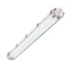 LUMINARIA P/TUBO LED SELLADA 126X 13CM 2 TUBOS C/LOUVER ACRILICO (PS/ABS)  -L2280