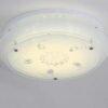 PLAFON LED (K11040+I6310) REDONDO DIAM 31.5CM 15W  3TON 100-260V FLORES DE CRISTAL -K20379