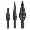 JUEGO DE BROCAS ESCALONADAS DE COBALTO XT DE 3 PIEZAS 1/2 IN, 7/8 IN, 1-1/8 IN. -35884C