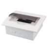 CAJA DISPOSOTIVO RIEL EMPOTRABLE PLASTICO 8 ESPACIOS 1 FILA IP40 EBASEE -EBS5DF 8