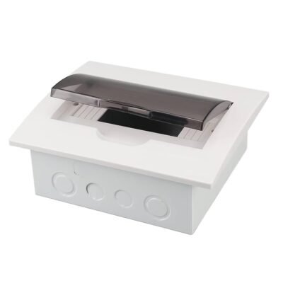 CAJA DISPOSOTIVO RIEL EMPOTRABLE PLASTICO 8 ESPACIOS 1 FILA IP40 EBASEE -EBS5DF 8