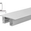 "PERFIL DRACO 3 Metros Cubierta de 1 pieza 1 Pieza de aluminio Tapas de 6 piezas Clips de 6 piezas"-3132