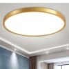 LAMPARA DECORATIVA COLOR MATT GOLD 24W MEDIDA 26X17CM 6500K -3557